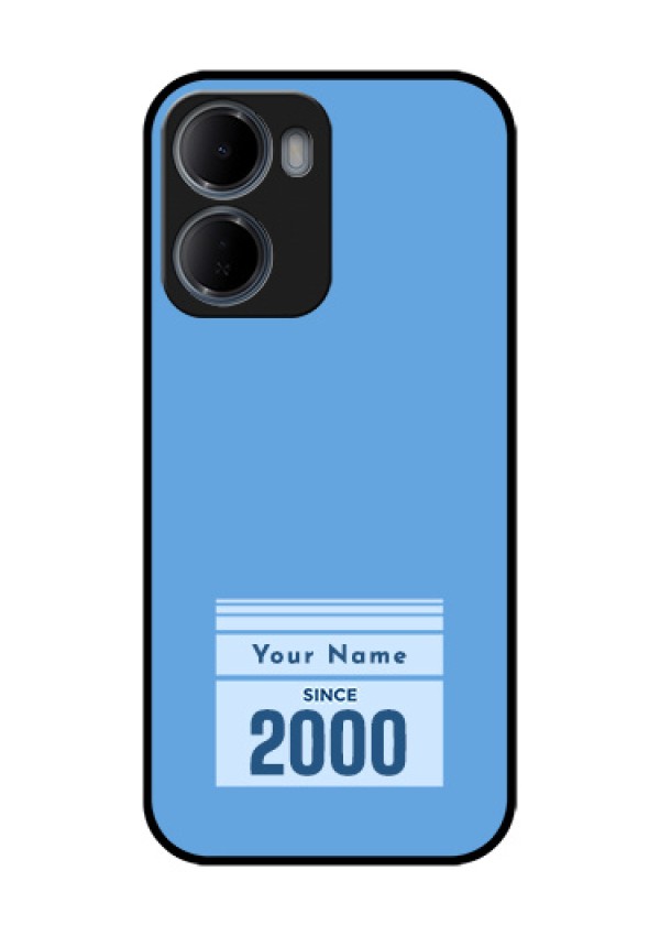 Xiaomi Redmi 15A 5G Custom Glass Phone Case - Custom Year Of Birth Design