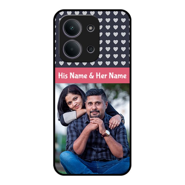 Xiaomi Redmi 15C 5G Custom Glass Phone Case - Love Symbols Design Xiaomi Redmi 15C 5G Custom Glass Phone Case - Love Symbols Design