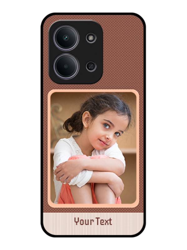 Custom Xiaomi Redmi 15C 5G Custom Glass Phone Case - Simple Pic Upload Design