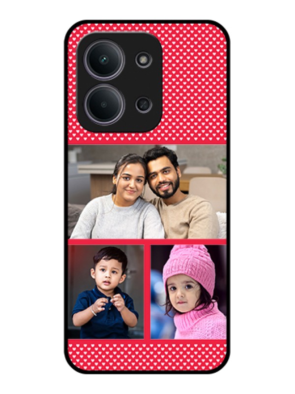 Custom Xiaomi Redmi 15C 5G Custom Glass Phone Case - Bulk Photo Upload Design