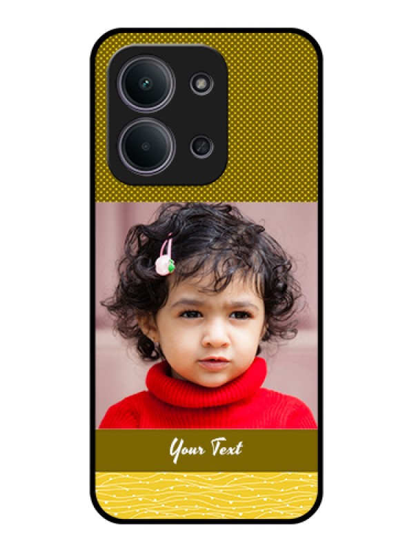 Custom Xiaomi Redmi 15C 5G Custom Glass Phone Case - Simple Green Color Design