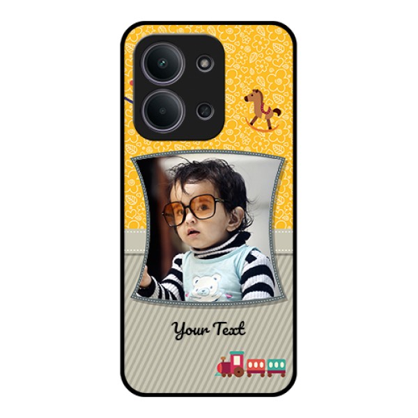 Xiaomi Redmi 15C 5G Custom Glass Phone Case - Baby Picture Upload Design Xiaomi Redmi 15C 5G Custom Glass Phone Case - Baby Picture Upload Design