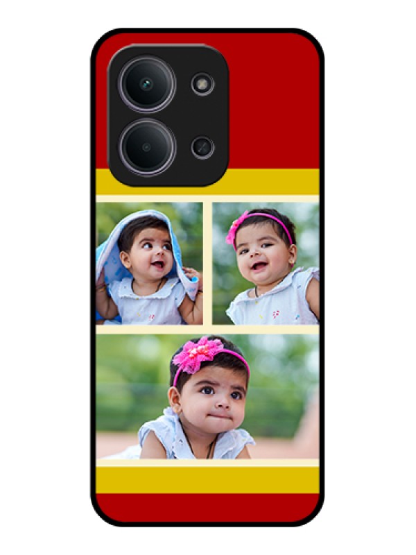 Custom Xiaomi Redmi 15C 5G Custom Glass Phone Case - Multiple Pic Upload Design