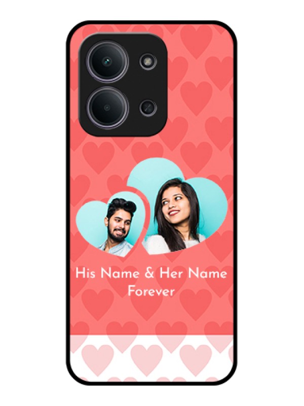 Custom Xiaomi Redmi 15C 5G Custom Glass Phone Case - Couple Pic Upload Design