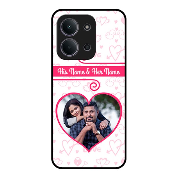 Xiaomi Redmi 15C 5G Custom Glass Phone Case - Heart Shape Love Design Xiaomi Redmi 15C 5G Custom Glass Phone Case - Heart Shape Love Design