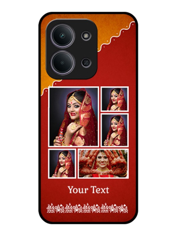 Custom Xiaomi Redmi 15C 5G Custom Glass Phone Case - Wedding Pic Upload Design