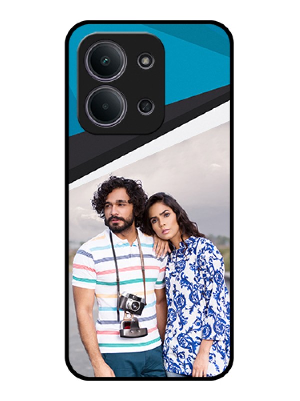 Custom Xiaomi Redmi 15C 5G Custom Glass Phone Case - Simple Pattern Photo Upload Design