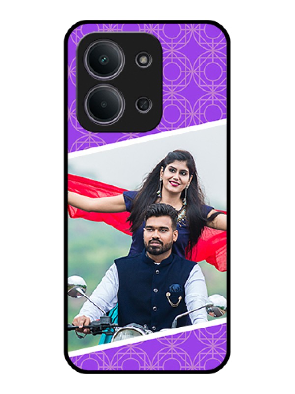 Custom Xiaomi Redmi 15C 5G Custom Glass Phone Case - Violet Color Pattern Design