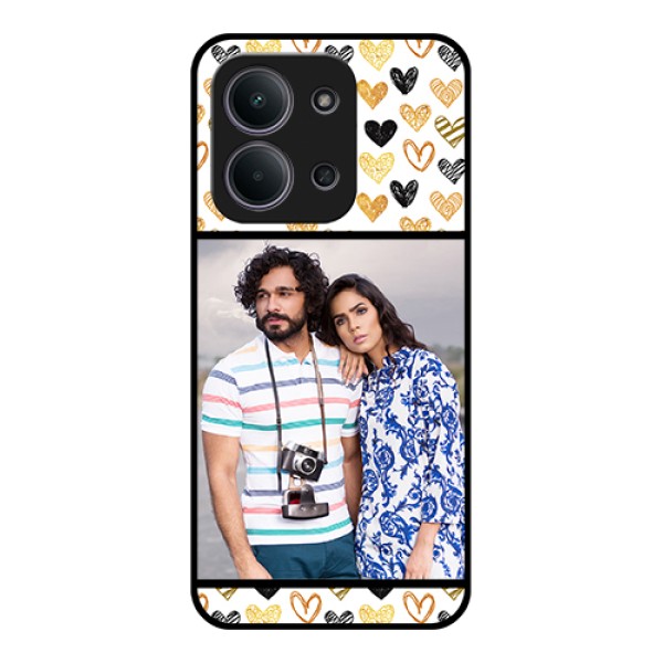 Xiaomi Redmi 15C 5G Custom Glass Phone Case - Love Symbol Design Xiaomi Redmi 15C 5G Custom Glass Phone Case - Love Symbol Design
