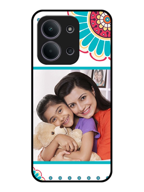 Custom Xiaomi Redmi 15C 5G Custom Glass Phone Case - Flower Design