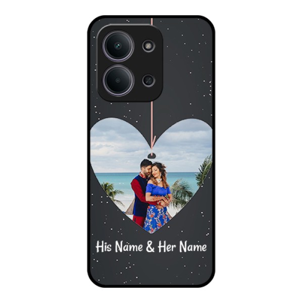 Xiaomi Redmi 15C 5G Custom Glass Phone Case - Hanging Heart Design