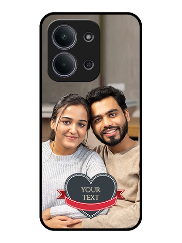 Custom Xiaomi Redmi 15C 5G Custom Glass Phone Case - Just Married Couple Design