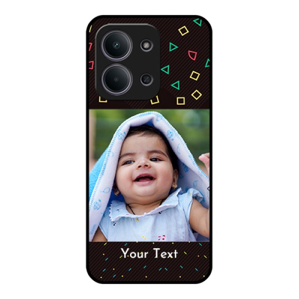 Xiaomi Redmi 15C 5G Custom Glass Phone Case - With Confetti Birthday Design Xiaomi Redmi 15C 5G Custom Glass Phone Case - With Confetti Birthday Design