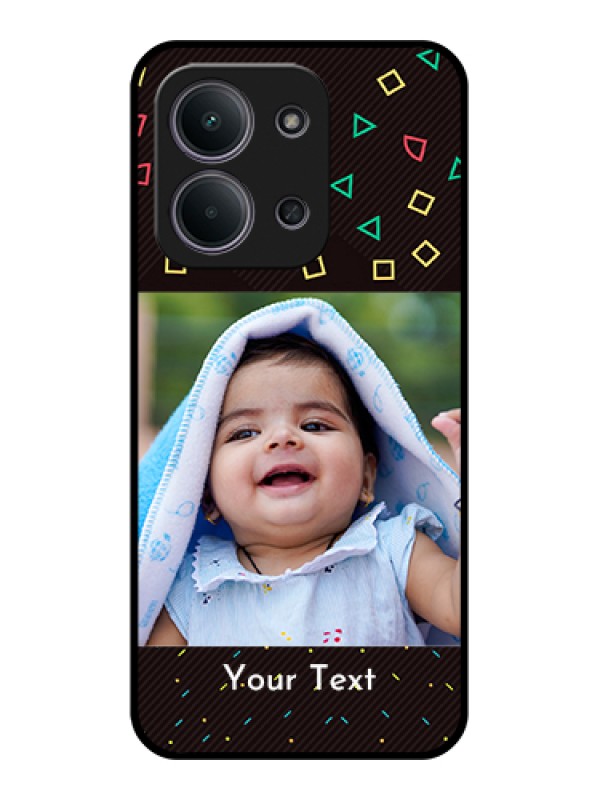 Custom Xiaomi Redmi 15C 5G Custom Glass Phone Case - With Confetti Birthday Design