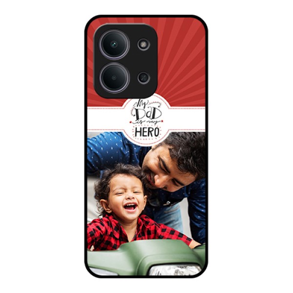 Xiaomi Redmi 15C 5G Custom Glass Phone Case - My Dad Hero Design Xiaomi Redmi 15C 5G Custom Glass Phone Case - My Dad Hero Design