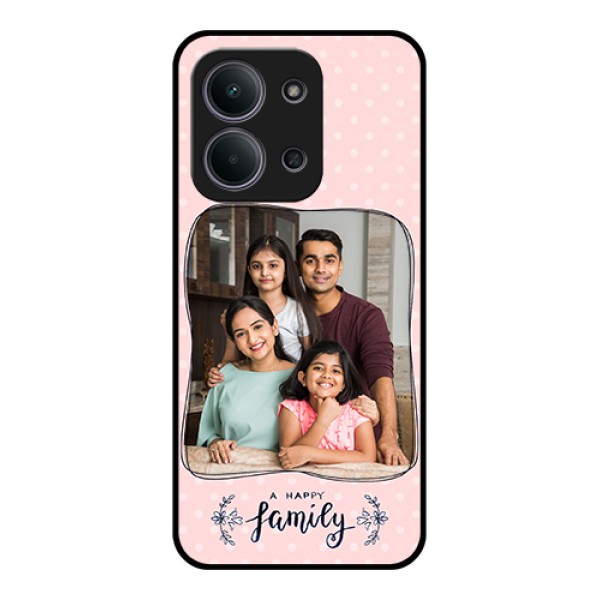 Xiaomi Redmi 15C 5G Custom Glass Phone Case - Family With Dots Design