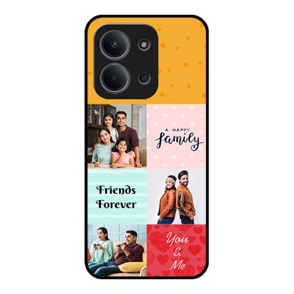 Xiaomi Redmi 15C 5G Custom Glass Phone Case - Images With Quotes Design
