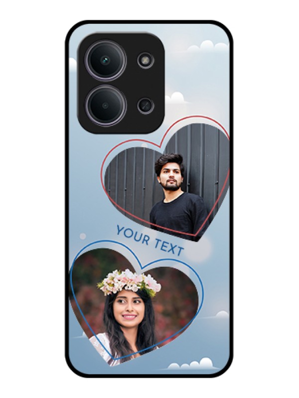 Custom Xiaomi Redmi 15C 5G Custom Glass Phone Case - Blue Color Couple Design