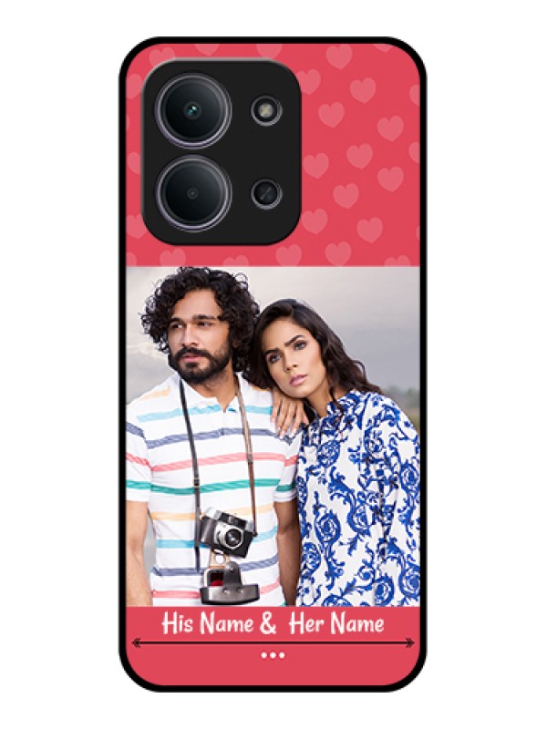 Custom Xiaomi Redmi 15C 5G Custom Glass Phone Case - Simple Love Design