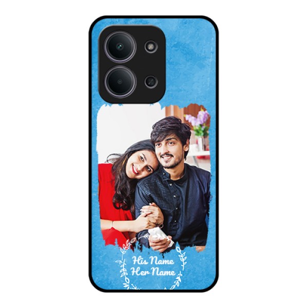 Xiaomi Redmi 15C 5G Custom Glass Phone Case - Blue Color Vintage Design Xiaomi Redmi 15C 5G Custom Glass Phone Case - Blue Color Vintage Design