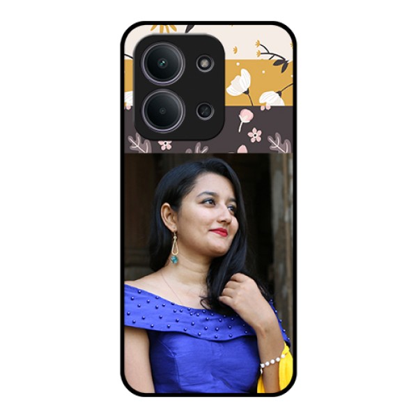 Xiaomi Redmi 15C 5G Custom Glass Phone Case - Stylish Floral Design Xiaomi Redmi 15C 5G Custom Glass Phone Case - Stylish Floral Design