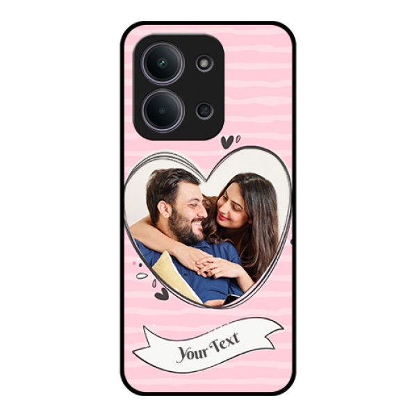 Xiaomi Redmi 15C 5G Custom Glass Phone Case - Vintage Heart Design