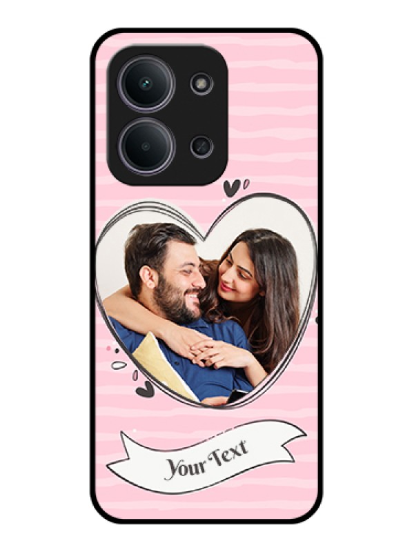 Custom Xiaomi Redmi 15C 5G Custom Glass Phone Case - Vintage Heart Design