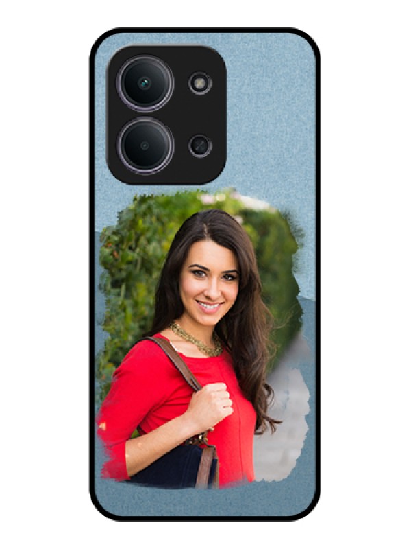 Custom Xiaomi Redmi 15C 5G Custom Glass Phone Case - Grunge Line Art Design