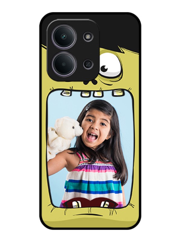 Custom Xiaomi Redmi 15C 5G Custom Glass Phone Case - Cartoon Monster Back Case Design