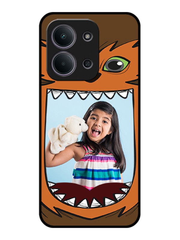 Custom Xiaomi Redmi 15C 5G Custom Glass Phone Case - Owl Monster Back Case Design