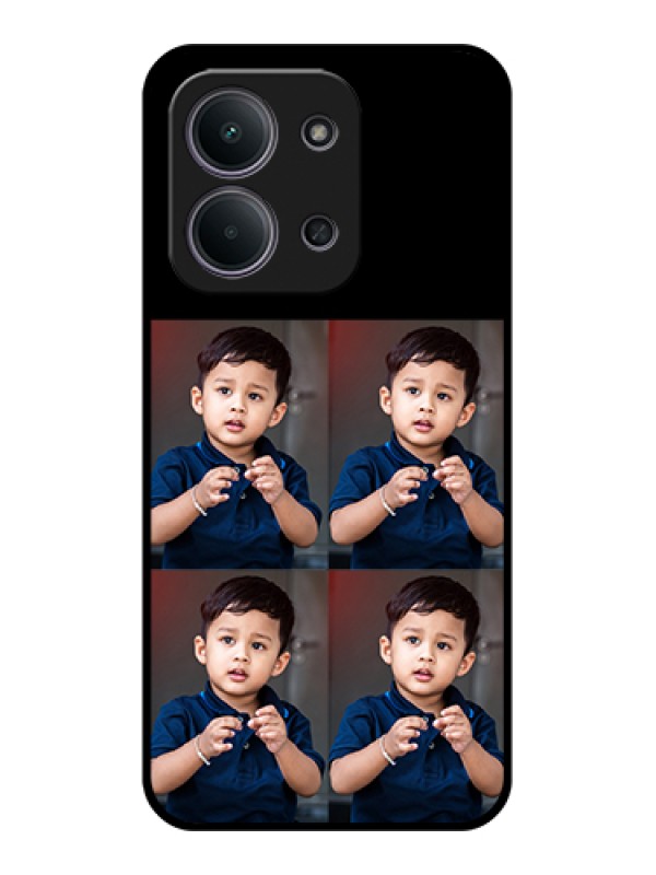 Custom Xiaomi Redmi 15C 5G Custom Glass Phone Case - 4 Image Holder Design