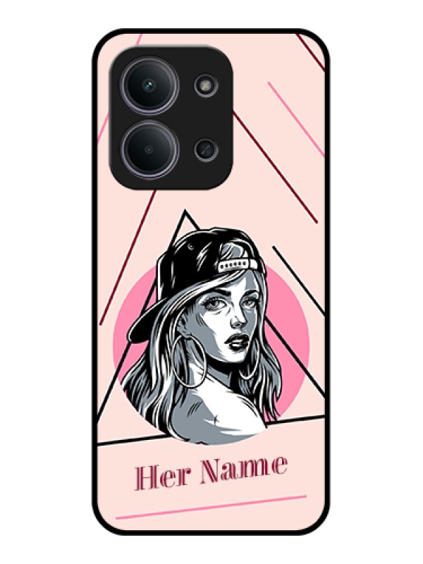 Custom Xiaomi Redmi 15C 5G Custom Glass Phone Case - Rockstar Girl Design