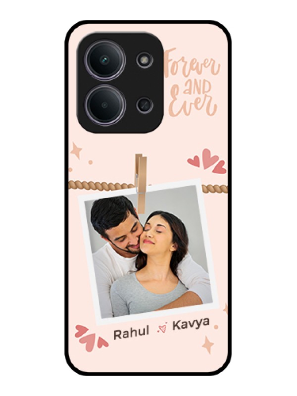 Custom Xiaomi Redmi 15C 5G Custom Glass Phone Case - Forever And Ever Love Design