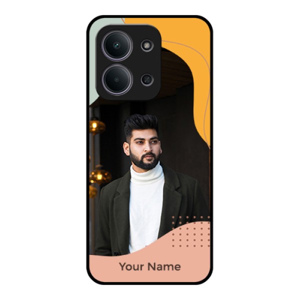 Xiaomi Redmi 15C 5G Custom Glass Phone Case - Tri - Coloured Overlay Design Xiaomi Redmi 15C 5G Custom Glass Phone Case - Tri - Coloured Overlay Design