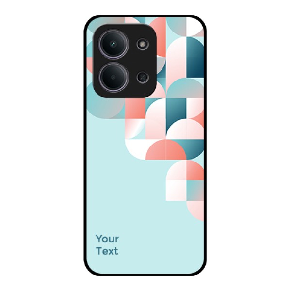 Xiaomi Redmi 15C 5G Custom Glass Phone Case - Stylish Semi - Circle Pattern Design