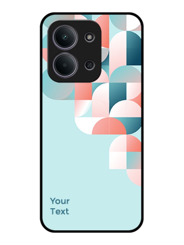 Custom Xiaomi Redmi 15C 5G Custom Glass Phone Case - Stylish Semi - Circle Pattern Design