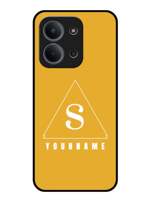 Custom Xiaomi Redmi 15C 5G Custom Glass Phone Case - Simple Triangle Design