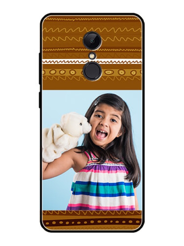 Custom Redmi 5 Custom Glass Phone Case  - Friends Picture Upload Design 