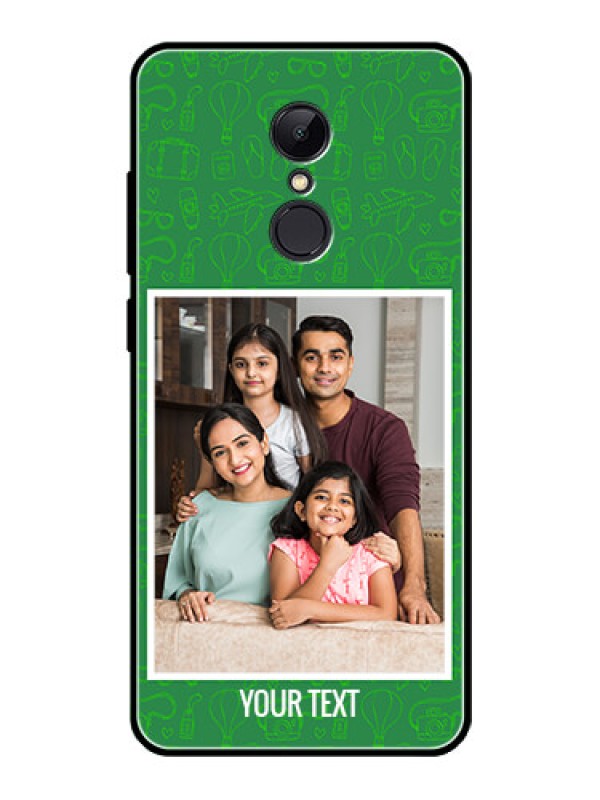 Custom Redmi 5 Personalized Glass Phone Case  - Picture Upload Design