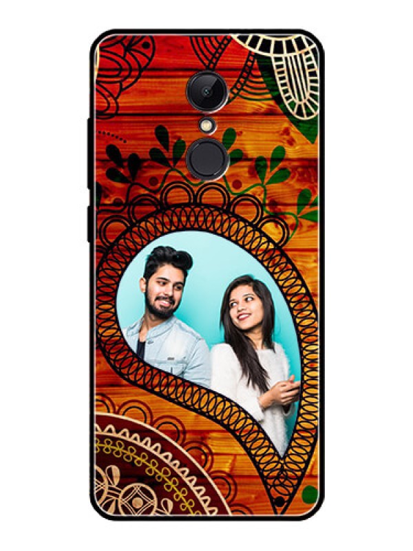 Custom Redmi 5 Personalized Glass Phone Case  - Abstract Colorful Design