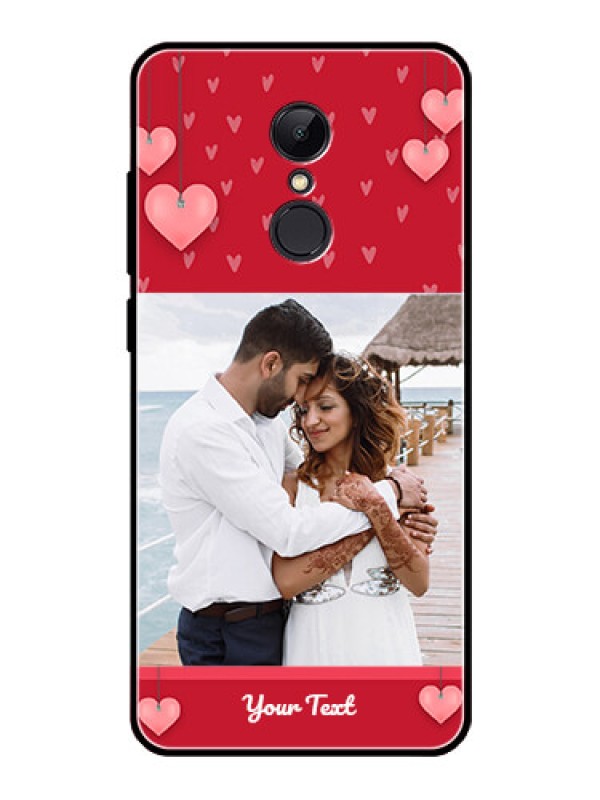 Custom Redmi 5 Custom Glass Phone Case  - Valentines Day Design