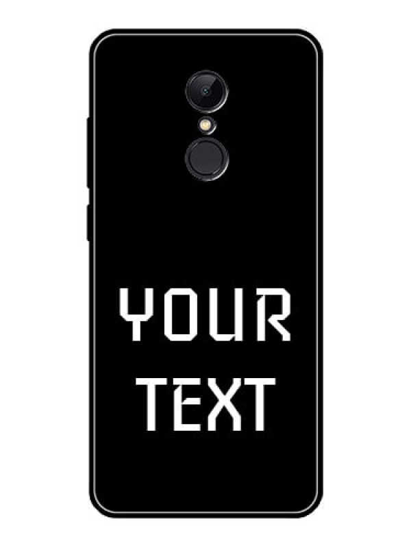 Custom Redmi 5 Your Name on Glass Phone Case