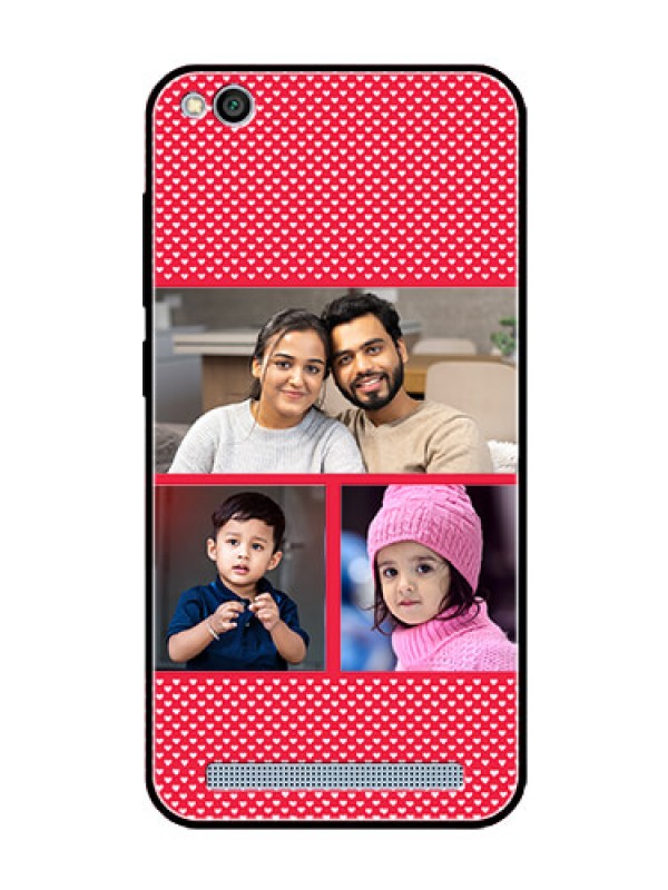 Custom Redmi 5A Personalized Glass Phone Case  - Bulk Pic Upload Design