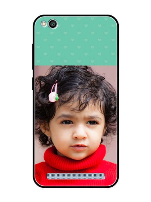 Custom Redmi 5A Custom Glass Phone Case  - Lovers Picture Design