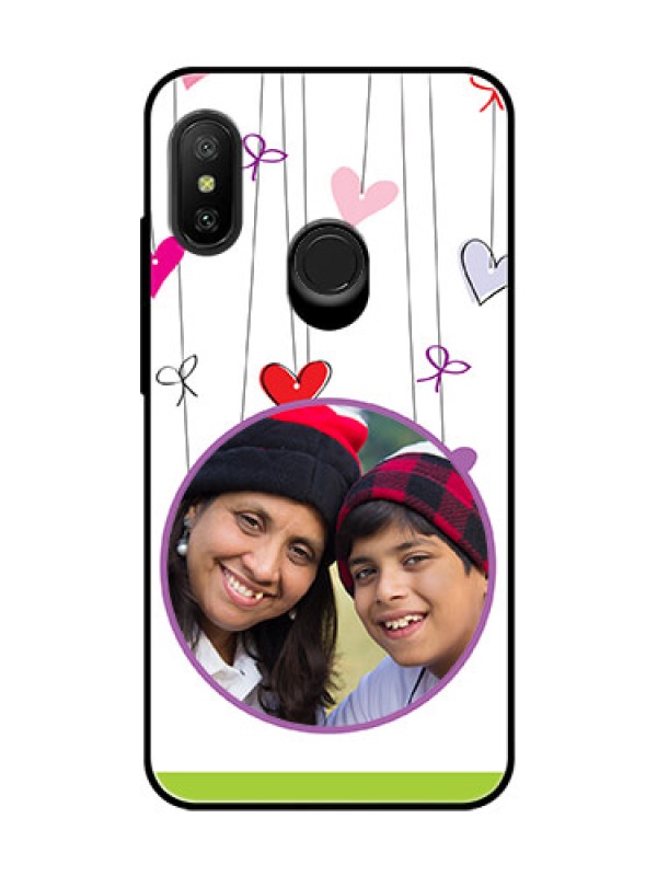Custom Redmi 6 Pro Photo Printing on Glass Case  - Cute Kids Phone Case Design