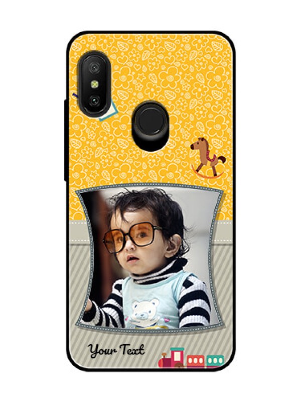 Custom Redmi 6 Pro Personalized Glass Phone Case  - Baby Picture Upload Design