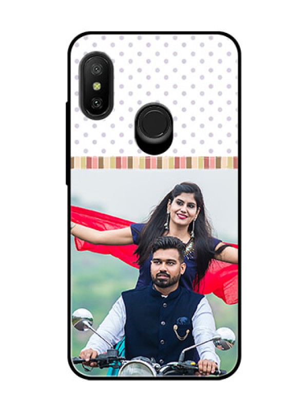 Custom Redmi 6 Pro Photo Printing on Glass Case  - Cute Family Design