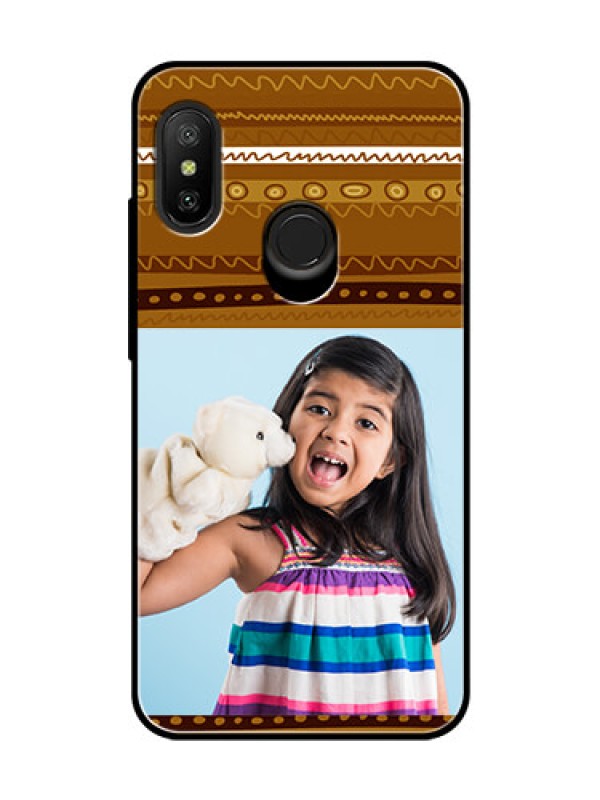 Custom Redmi 6 Pro Custom Glass Phone Case  - Friends Picture Upload Design 