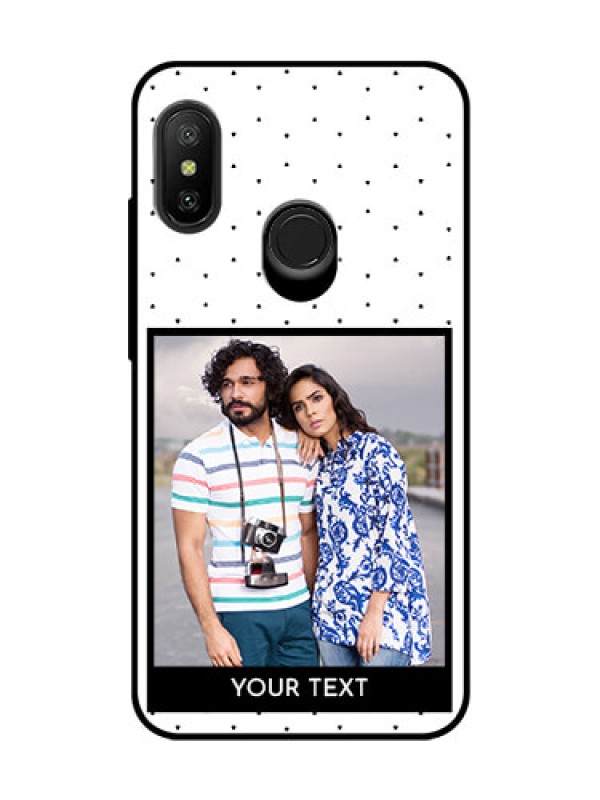 Custom Redmi 6 Pro Photo Printing on Glass Case  - Premium Design