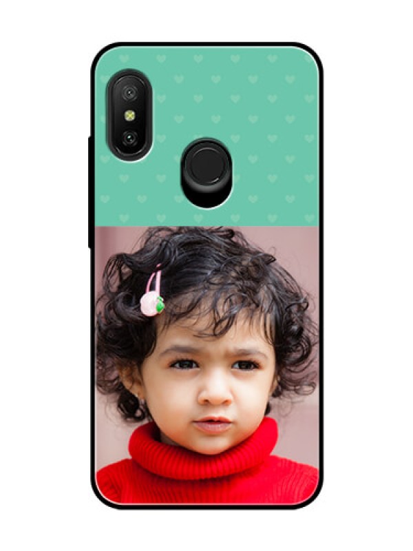 Custom Redmi 6 Pro Custom Glass Phone Case  - Lovers Picture Design